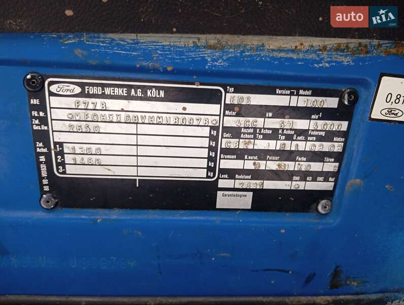 Мікроавтобус Ford Transit 1991 в Городенці