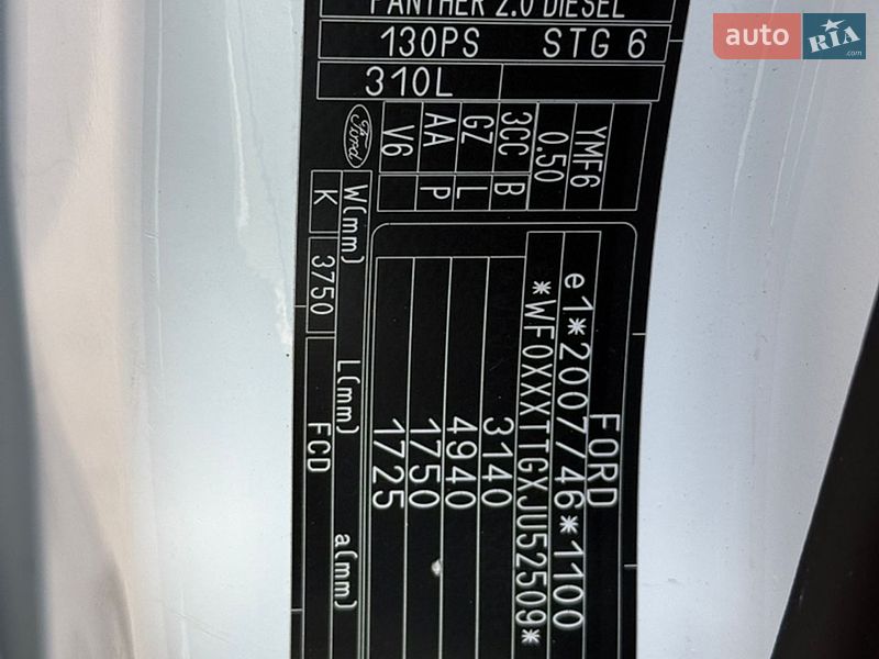 Вантажний фургон Ford Transit 2018 в Дубні фото 60 Вантажний фургон Ford Transit 2018 в Дубні