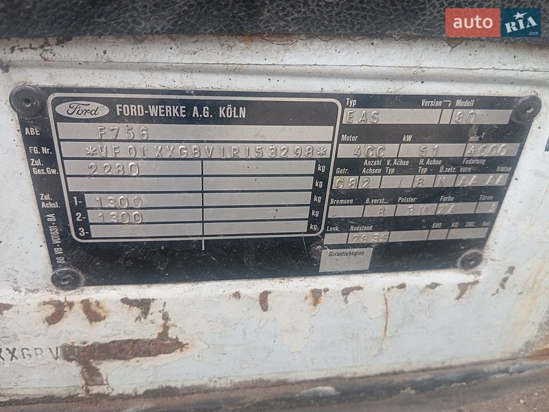 Мінівен Ford Transit 1994 в Києві фото Мінівен Ford Transit 1994 в Києві