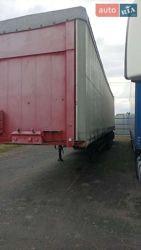 Тентованный борт (штора) - прицеп Freudenau WB 1996 в Долине фото Тентованный борт (штора) - прицеп Freudenau WB 1996 в Долине