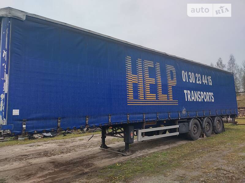 Тентованный борт (штора) - полуприцеп Fruehauf SAF 2007 в Корюковке