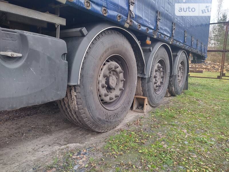 Тентованный борт (штора) - полуприцеп Fruehauf SAF 2007 в Корюковке