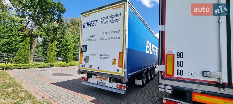 Тентований борт (штора) - напівпричіп Fruehauf SAF 2013 в Вінниці