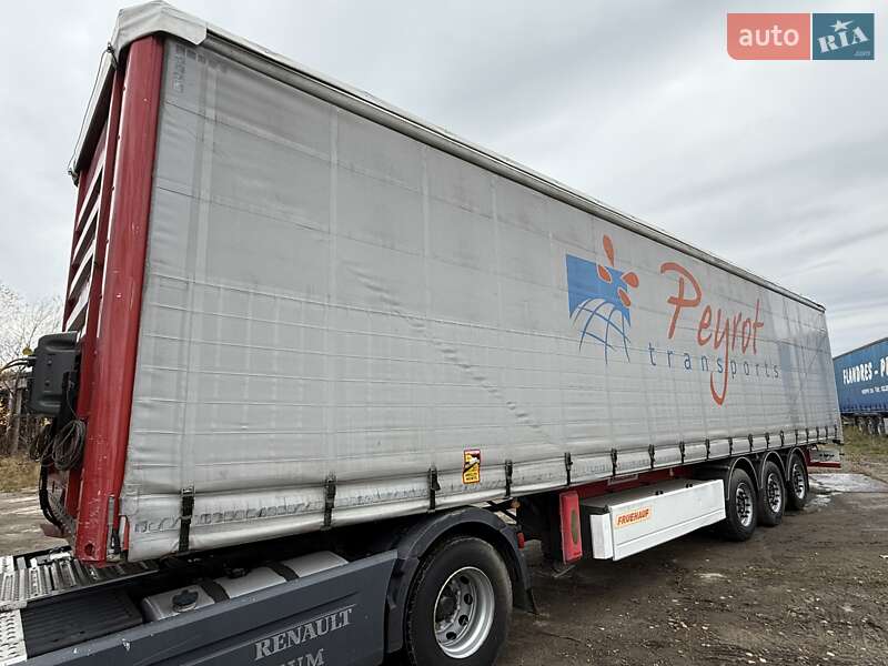 Тентованный борт (штора) - полуприцеп Fruehauf SAF 2015 в Надворной