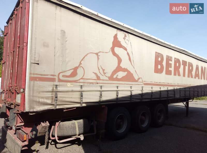 Тентованный борт (штора) - полуприцеп Fruehauf T34 1990 в Каменке фото Тентованный борт (штора) - полуприцеп Fruehauf T34 1990 в Каменке