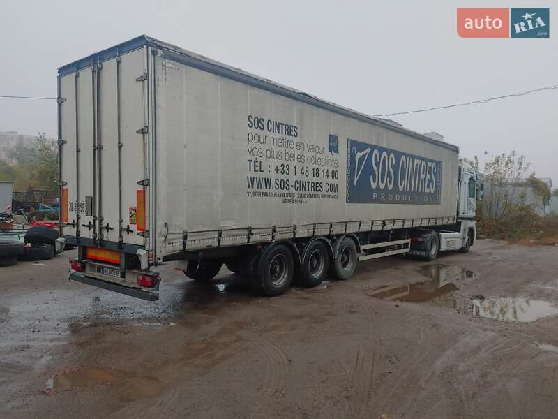 Тентованный борт (штора) - прицеп Fruehauf TX 34 2005 в 