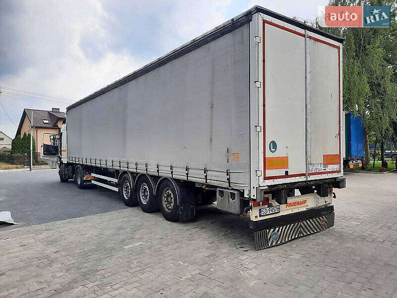 Тентованный борт (штора) - полуприцеп Fruehauf TX 34 2008 в Крыжополе