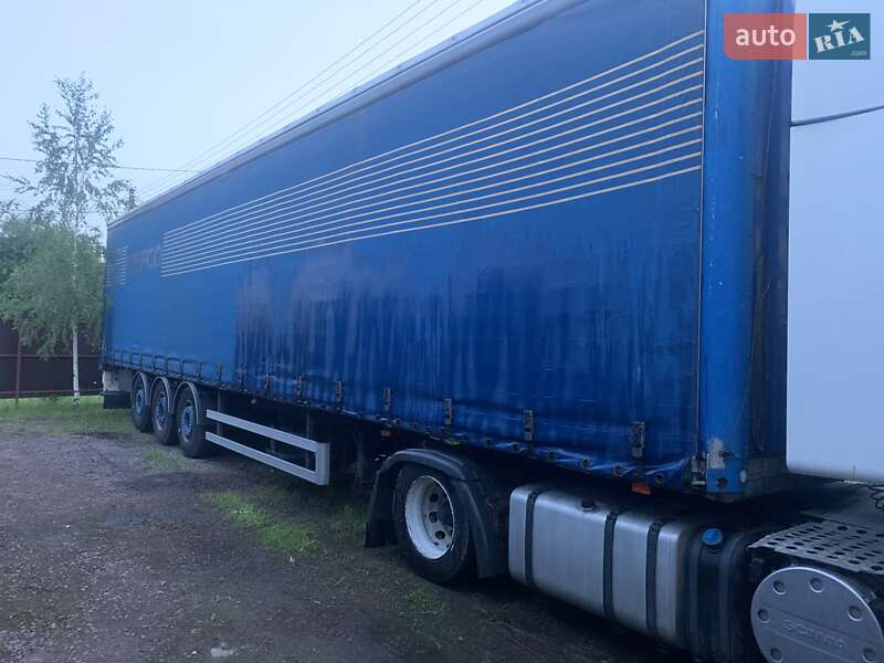 Тентованный борт (штора) - полуприцеп Fruehauf TX 34 2008 в Львове