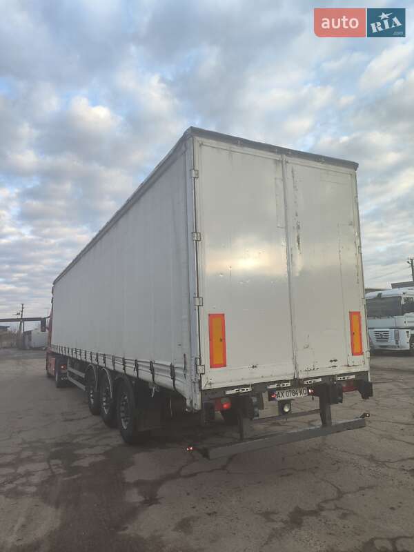 Тентований борт (штора) - напівпричіп Fruehauf TX 34C 2008 в Харкові