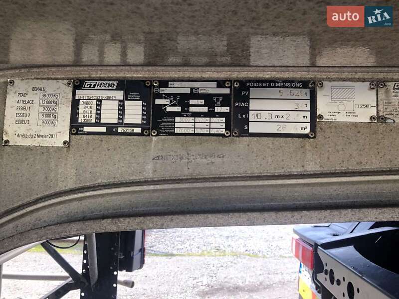 Самоскид напівпричіп General Trailers TX 2003 в Вінниці