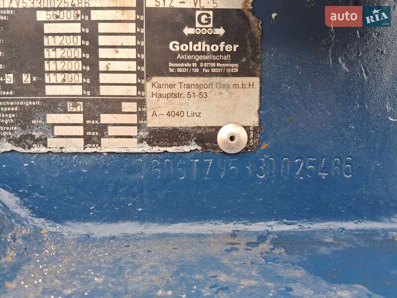 Низкорамная платформа Goldhofer STZ 2003 в Днепре фото 23 Низкорамная платформа Goldhofer STZ 2003 в Днепре