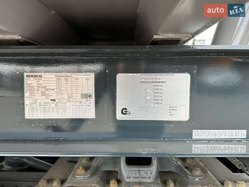 Самосвал полуприцеп GRAS GS-SAF 2023 в Виннице фото 16 Самосвал полуприцеп GRAS GS-SAF 2023 в Виннице