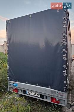 Тентованный борт (штора) - полуприцеп Hapert BV 2022 в 