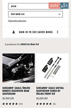 Мотоцикл Чоппер Harley-Davidson Fat Bob 2018 в 