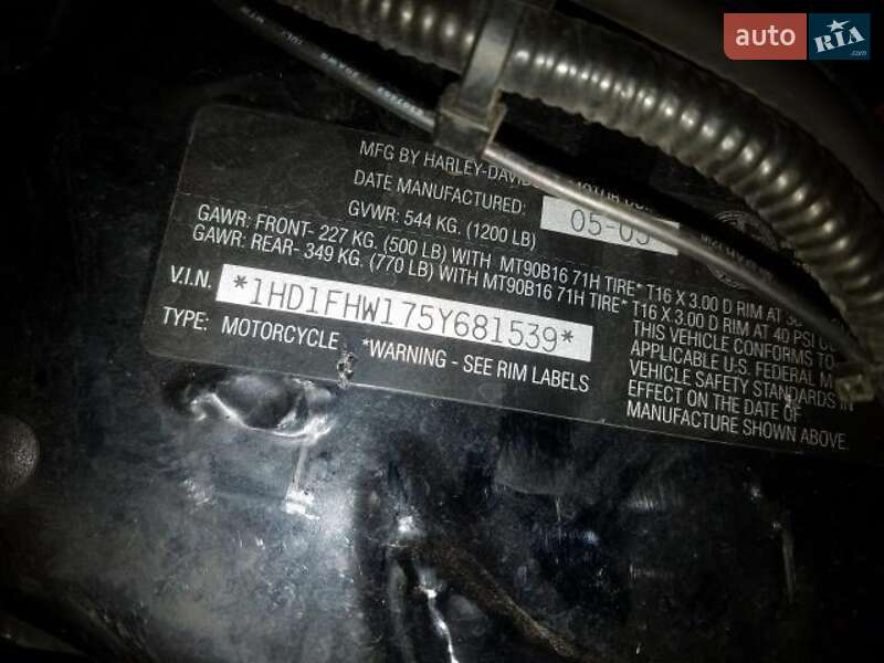 Мотоцикл Круизер Harley-Davidson Road King Police 2005 в Киеве фото 2 Мотоцикл Круизер Harley-Davidson Road King Police 2005 в Киеве