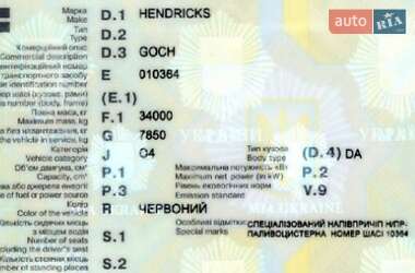 Цистерна полуприцеп Hendricks Goch 1990 в Каменском