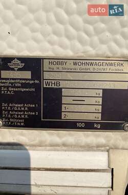 Дом на колесах Hobby 475 1999 в 