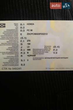 Мотоцикл Без обтекателей (Naked bike) Honda CB 600F Hornet 2003 в 