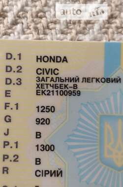 Купе Honda Civic 1997 в Кривому Розі