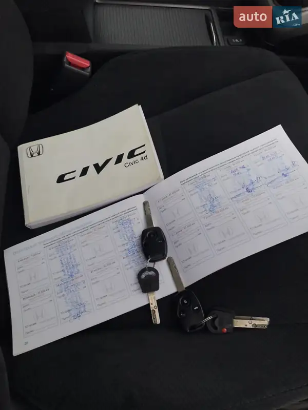 Седан Honda Civic 2009 в Киеве документ