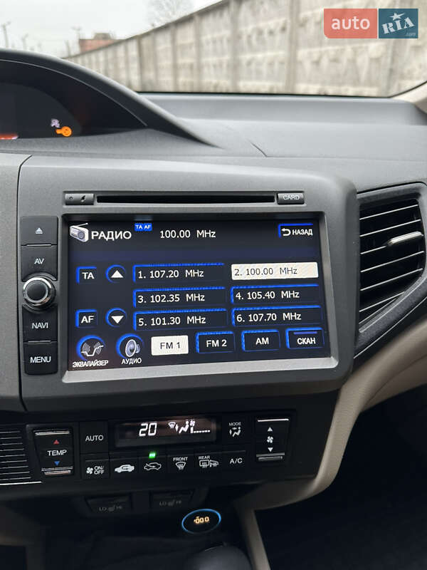 Седан Honda Civic 2012 в Чернігові