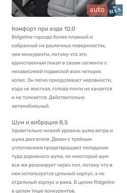 Пикап Honda Ridgeline 2018 в 
