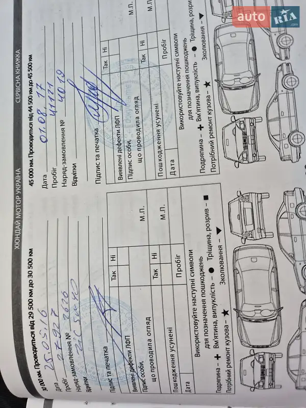 Седан Hyundai Accent 2013 в Києві документ