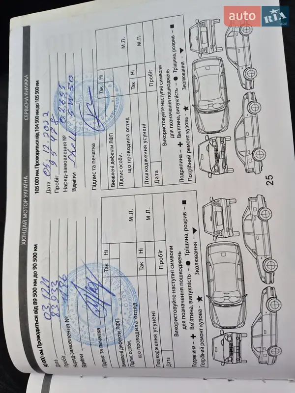 Седан Hyundai Accent 2013 в Києві документ