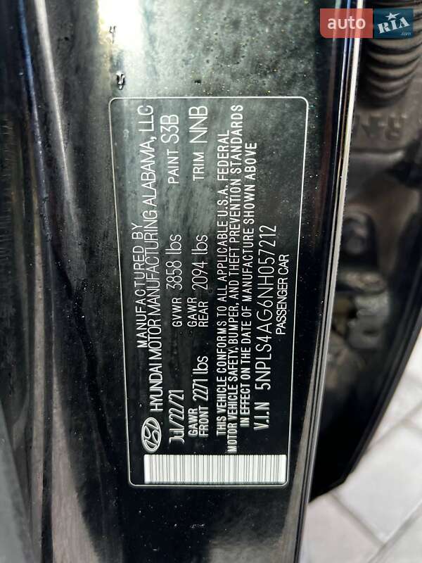 Седан Hyundai Elantra 2022 в Луцке фото 18 Седан Hyundai Elantra 2022 в Луцке