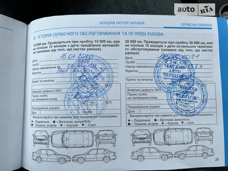 Хэтчбек Hyundai i30 2019 в Киеве документ