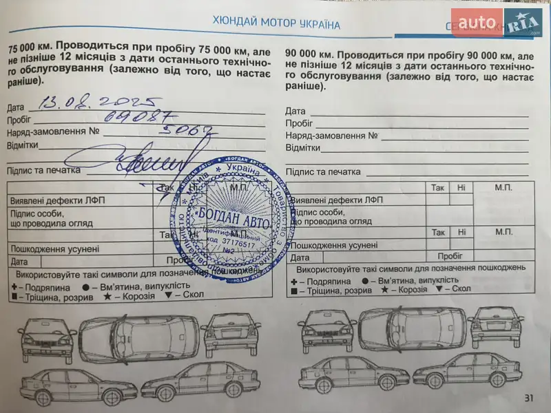 Фастбэк Hyundai i30 2018 в Киеве документ 2 фото Фастбэк Hyundai i30 2018 в Киеве документ