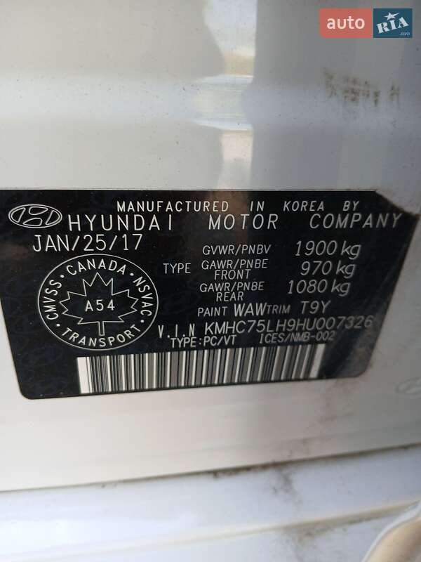 Хэтчбек Hyundai Ioniq 2017 в Ивано-Франковске