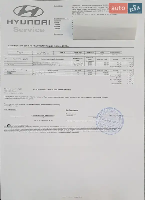 Внедорожник / Кроссовер Hyundai ix35 2013 в Киеве документ