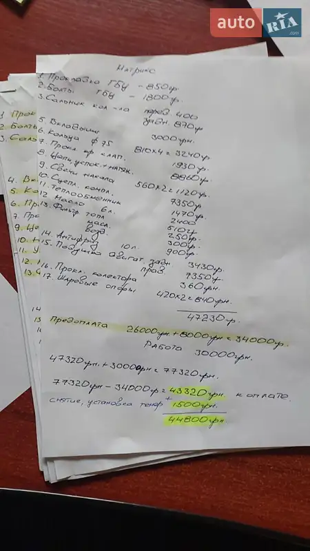 Минивэн Hyundai Matrix 2006 в Херсоне документ