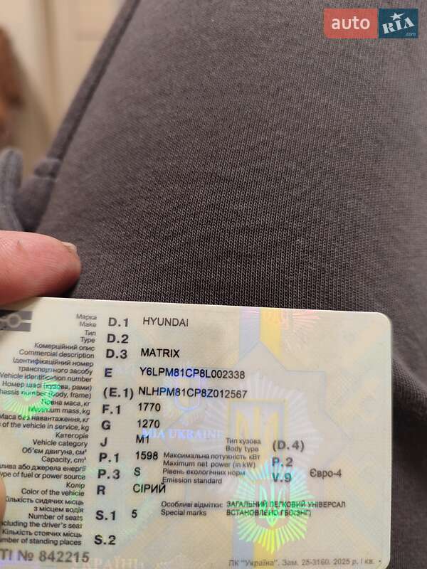 Мінівен Hyundai Matrix 2007 в Житомирі