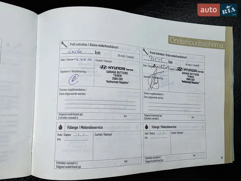 Внедорожник / Кроссовер Hyundai Santa FE 2011 в Луцке документ