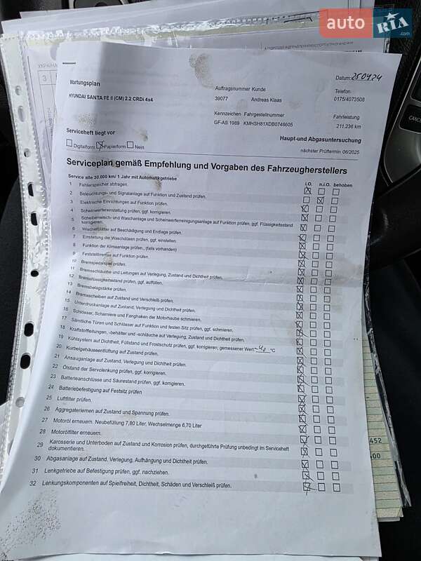 Внедорожник / Кроссовер Hyundai Santa FE 2011 в Луцке