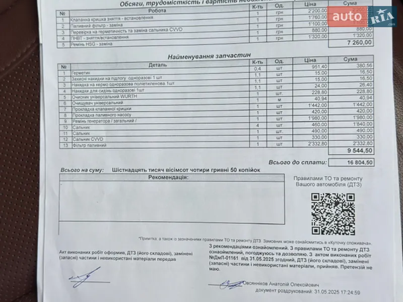 Внедорожник / Кроссовер Hyundai Santa FE 2020 в Виннице документ