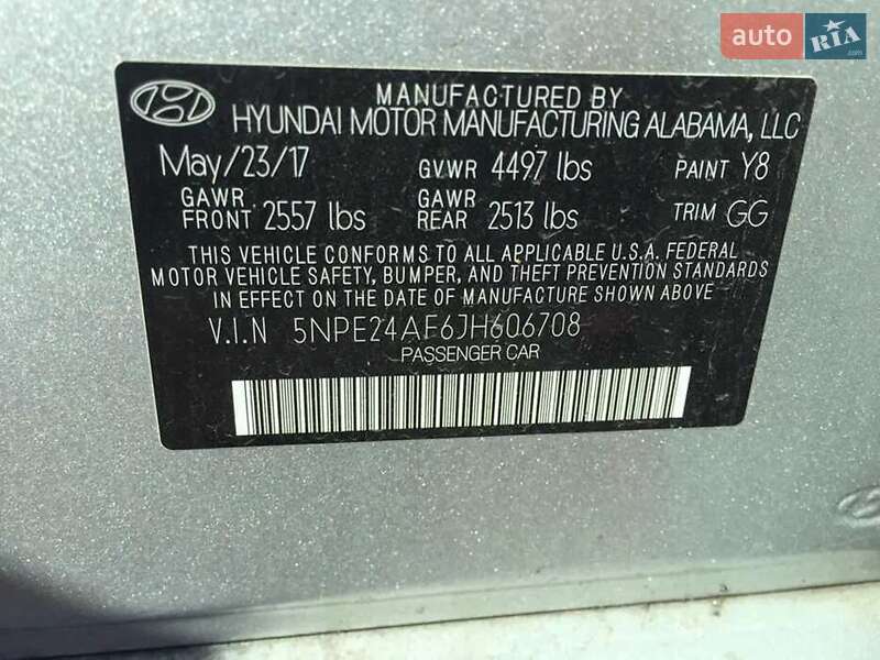 Седан Hyundai Sonata 2017 в Козові