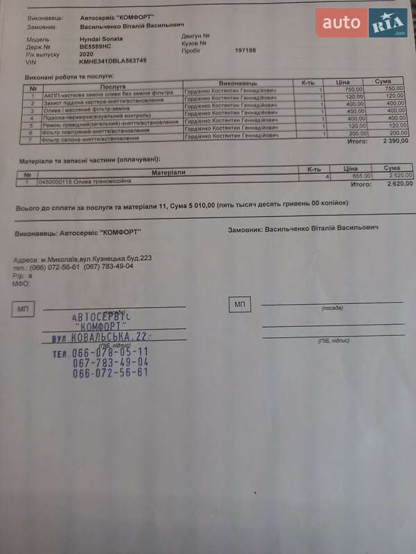 Седан Hyundai Sonata 2019 в Николаеве фото 17 Седан Hyundai Sonata 2019 в Николаеве