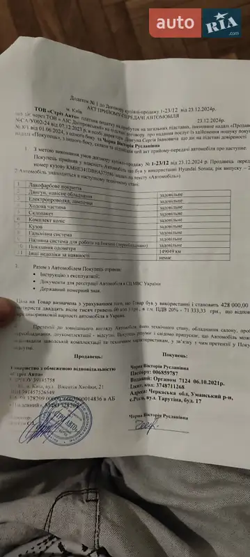 Седан Hyundai Sonata 2017 в Киеве документ 2 фото Седан Hyundai Sonata 2017 в Киеве документ