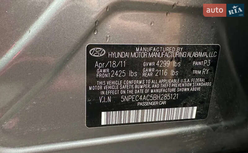 Седан Hyundai Sonata 2011 в Києві фото 4 Седан Hyundai Sonata 2011 в Києві