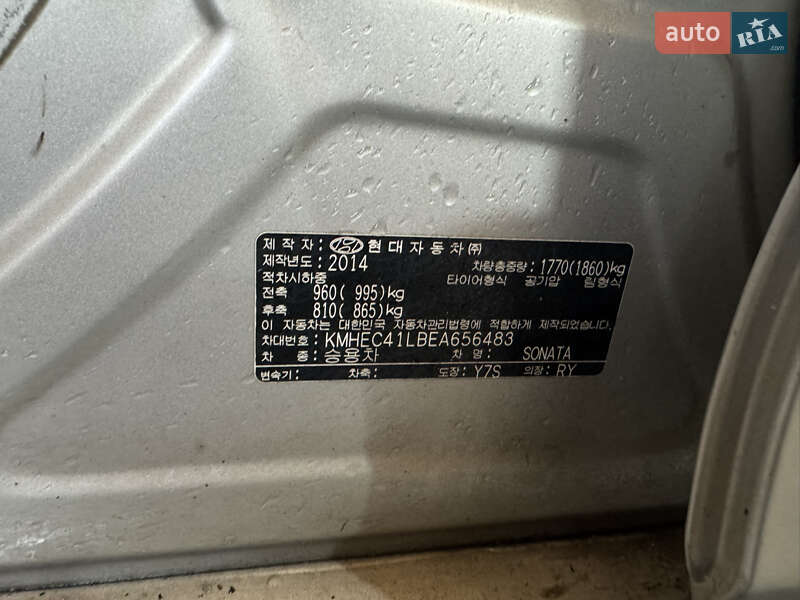 Седан Hyundai Sonata 2014 в Дніпрі