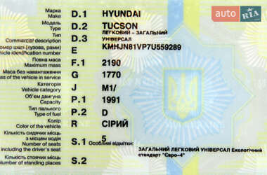 Внедорожник / Кроссовер Hyundai Tucson 2006 в 