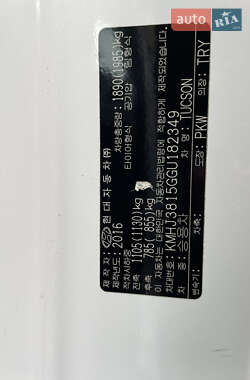 Внедорожник / Кроссовер Hyundai Tucson 2016 в 