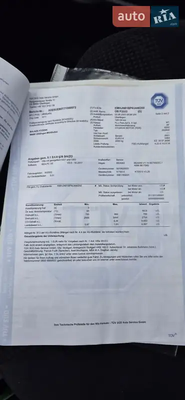 Внедорожник / Кроссовер Hyundai Tucson 2006 в Луцке документ 2 фото Внедорожник / Кроссовер Hyundai Tucson 2006 в Луцке документ