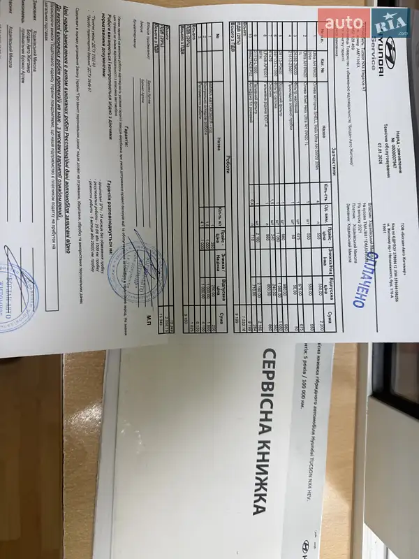 Внедорожник / Кроссовер Hyundai Tucson 2021 в Коростене документ 2 фото Внедорожник / Кроссовер Hyundai Tucson 2021 в Коростене документ