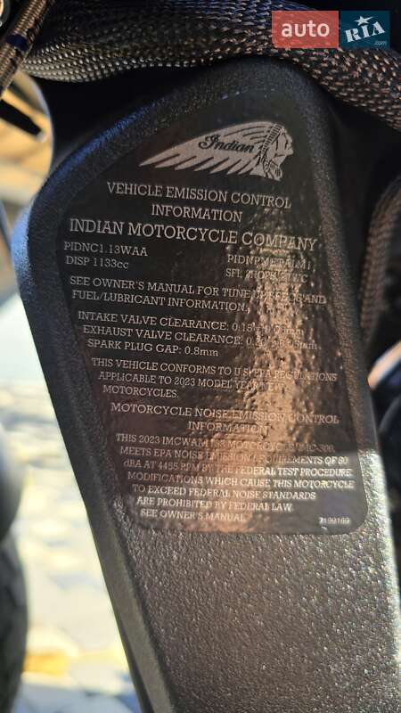 Боббер Indian Scout  Bobber  2023 в Днепре