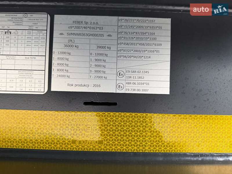 Самосвал полуприцеп Inter Cars NW 2016 в Виннице