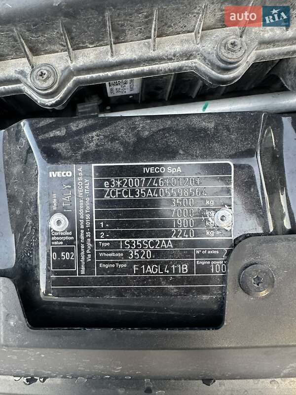 Грузовой фургон Iveco Daily 2023 в Рава-Русской